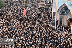 عکس‌| اجتماع باشکوه و عظیم اردبیلی‌ها در عزاداری تاسوعای حسینی 
