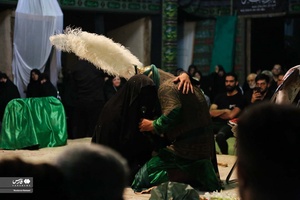 تعزیه تکیه حسینیه اعظم برغان