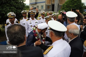 تجلیل از پرسنل و خانواده مازندرانی ناو گروه ۸۶ نیروی دریایی ارتش در نوشهر 
