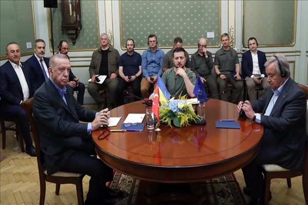 اردوغان گوترش زلنسکی