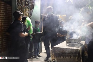 مراسم عزاداری حسینی در مجموعه فرهنگی ۱۵ خرداد