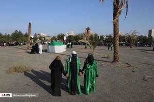 خیمه سوزان غروب روز عاشورا