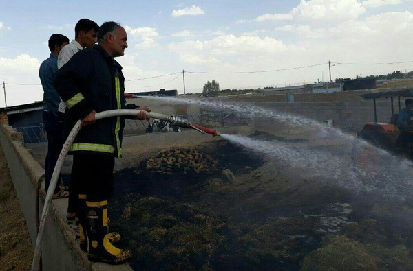 آتش سوزی گناباد
