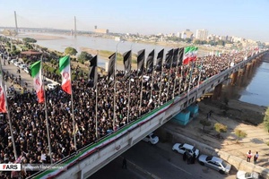 تشییع پیکر «حاج قاسم سلیمانی» در اهواز