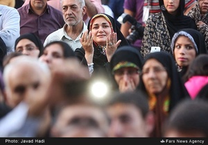کاروان زیر سایه خورشید در حرم حضرت عبدالعظیم حسنی علیه السلام