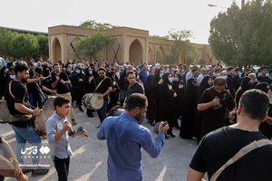 تشییع یکی از جانباختگان حادثه ریزش ساختمان متروپل آبادان