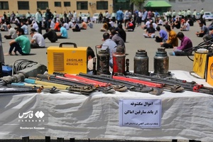 نمایشگاه کشفیات پلیس البرز در طرح ضربتی