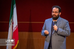 سخنرانی سید احمد عبودتیان مدیرعامل بنیاد فرهنگی خاتم الاوصیا (عج) در همایش "رویداد ملی قیام" در استان البرز