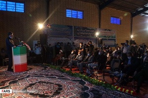 سخنرانی غلامرضا شریعتی ، استاندار خوزستان در مراسم بهره برداری از فاز دوم پروژه آبرسانی به غیزانیه 