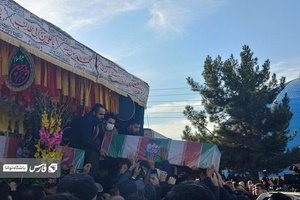 وداع و بدرقه پیکر «شهدای مدافع حرم»در شهرک شهید محلاتی در شهرک شهیدمحلاتی