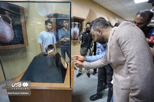 رونمایی از یازده شیء«زرین و سیمین» در همدان