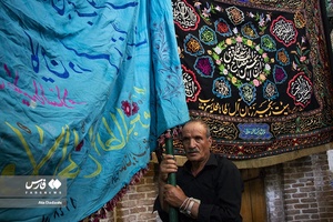 مراسم  شام غریبان  حسینی  در بازار تاریخی تبریز 