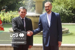 دیدار وزرای خارجه  ایران و ترکمنستان 