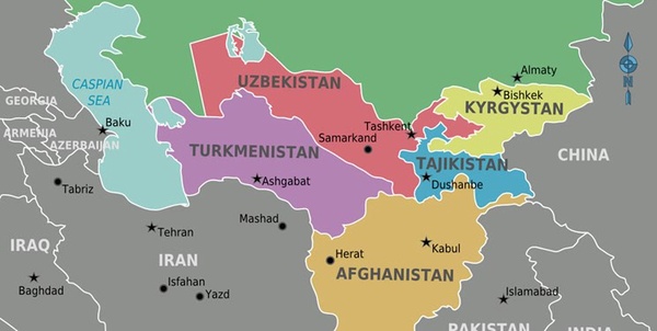 آسیای مرکزی- سایت انگلیسی