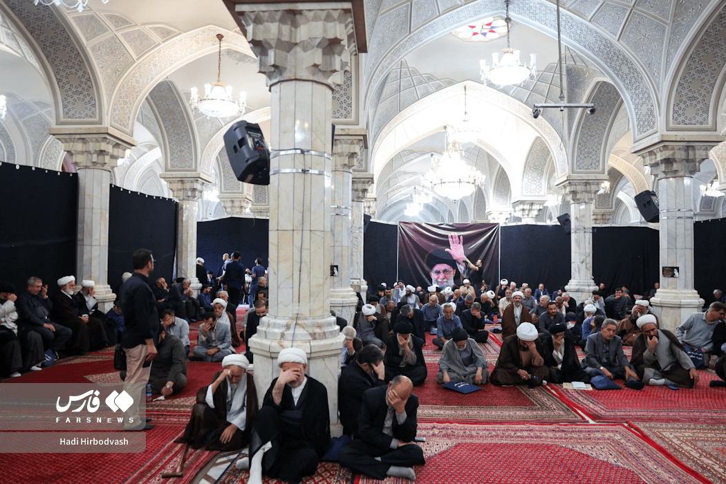 مراسم ختم آیت‌الله «شبیری زنجانی»