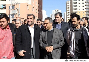بازدید وزیر راه و شهرسازی از پروژه های مسکن مهر شهر جدید پرند