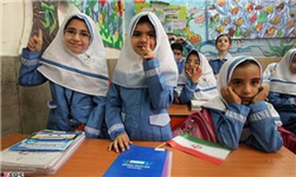 مدرسه دخترانه،کلاس درس،دانش آموز،مراسم آغاز سال تحصیلی 92-91