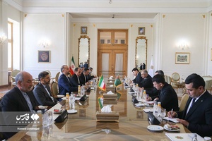 دیدار و نشست  رشید مردوف وزیر خارجه ترکمنستان با  حسین امیرعبداللهیان وزیر امور خارجه ایران