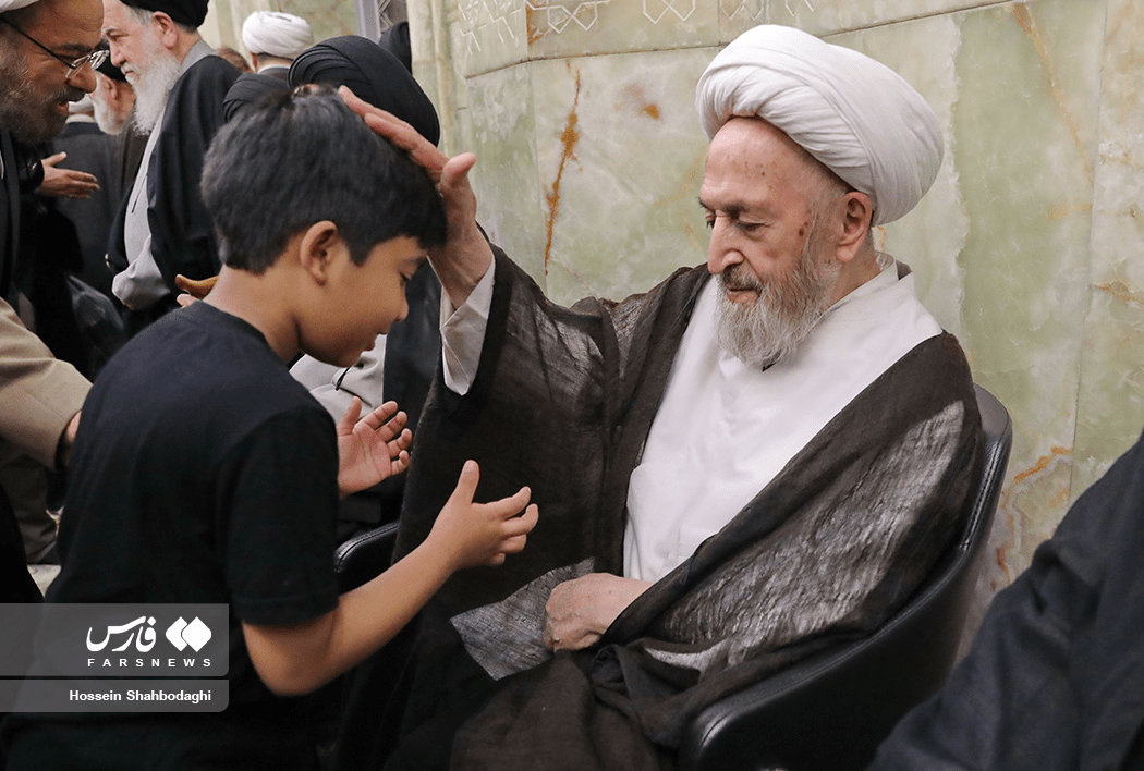 مراسم چهلمین روز ترحیم آیت الله شبیری زنجانی(ره)