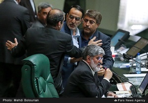 اعتراض جواد کریمی قدوسی به علی مطهری نایب رئیس مجلس شورای اسلامی