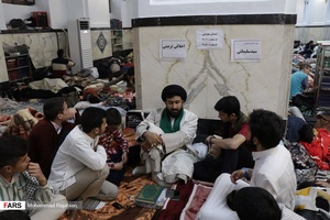 مراسم معنوی اعتکاف در حرم مطهر رضوی