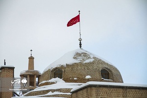 جلوه‌گری برفِ چله زمستان در اردبیل