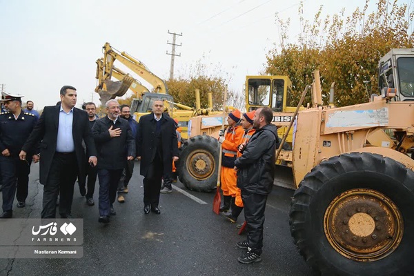 مانور عملیان زمستانی در کرج