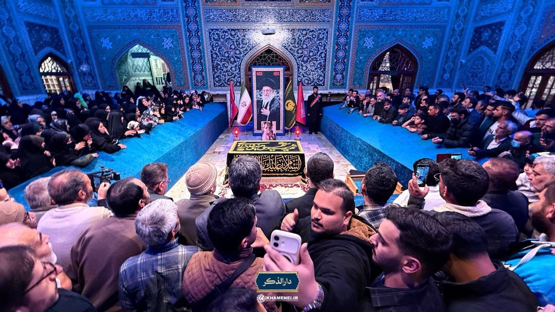 اولین فاطمیه در جوار مزار نورانی آقای شهید ایران + عکس