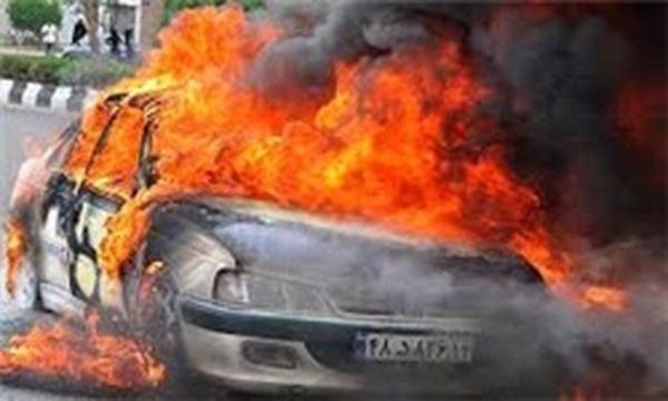 آتش سوزی خودرو