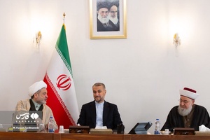 دیدار تجمع هیئت علمای لبنان با حسین امیرعبداللهیان وزیر امور خارجه