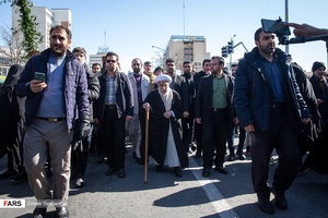 حضور شخصیت ها در راهپیمایی ۲۲ بهمن