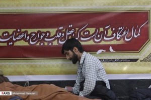مراسم معنوی اعتکاف در حرم مطهر رضوی