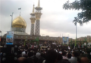 استقبال از کاروان شهیدان گمنام همدان