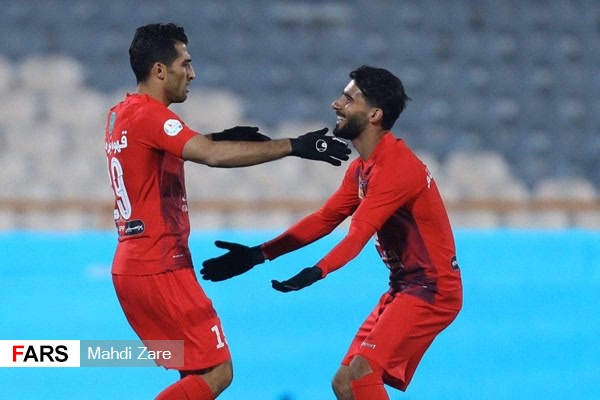 گزارش تصویری از برد پرسپولیس مقابل شهرخودرو در ورزشگاه خالی آزادی 