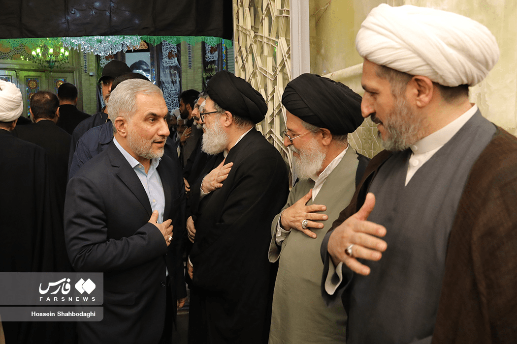 مراسم چهلمین روز ترحیم آیت الله شبیری زنجانی(ره)