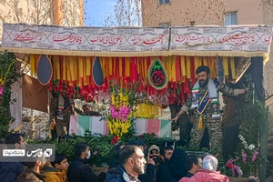 حضور اقشار مختلف مردم در مراسم تشییع پیکر شهدای مدافع حرم در شهرک شهید محلاتی