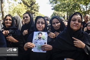 تشییع پیکر شهید حادثه تروریستی جاده خاش - تفتان