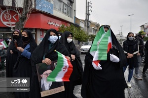مراسم راهپیمایی خودرویی و موتوری یوم الله 22 بهمن گرگان