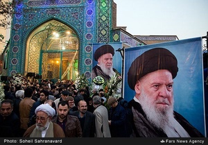 مراسم ختم آیت‌الله موسوی اردبیلی در مسجد امیرالمومنین(ع)