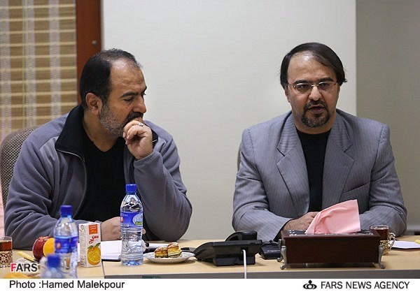 نشست خبری رحمت امینی رئیس مرکز هنرهای نمایشی حوزه هنری