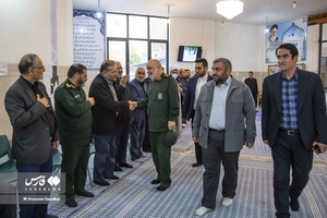 حضور سردار حسین سلامی فرمانده کل سپاه پاسداران انقلاب اسلامی 
 درمراسم ختم والده سردار سید قاسم قریشی  جانشین رئیس سازمان بسیج مستضعفین
