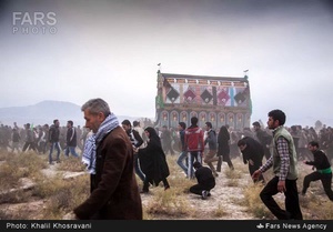 آیین نخل گردانی در مزینان سبزوار