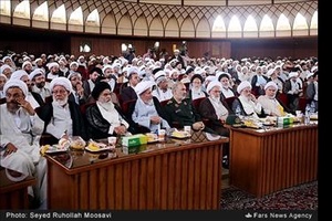 اجلاسیه اساتید سطوح عالی حوزه در حمایت از مردم مظلوم یمن 