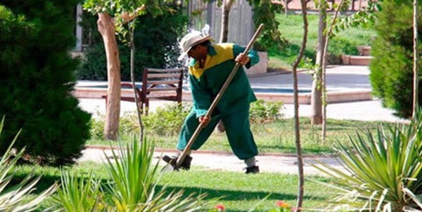 کارگران فضای سبز