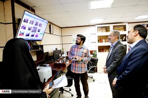 بازدید سیدمحمد بطحایی وزیر آموزش و پرورش از واحد عکس خبرگزاری فارس