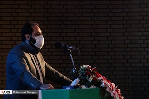 سخنرانی صادق حقیقی پور مدیرعامل شرکت آب و فاضلاب استان در مراسم بهره برداری از فاز دوم پروژه آبرسانی به غیزانیه 