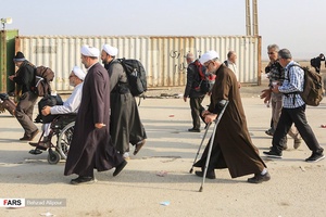 پس آنگه اربعین دیگر آور/ گزارش تصویری کاروان اربعین حسینی در مرز مهران
