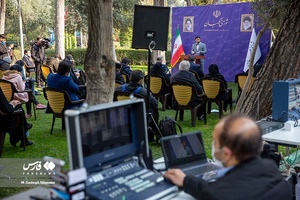 تجهیزات پخش زنده نشست خبری سخنگوی شورای نگهبان در شبکه های اجتماعی 