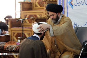 آیین عمامه گذاری طلاب حوزه های علمیه استان اردبیل