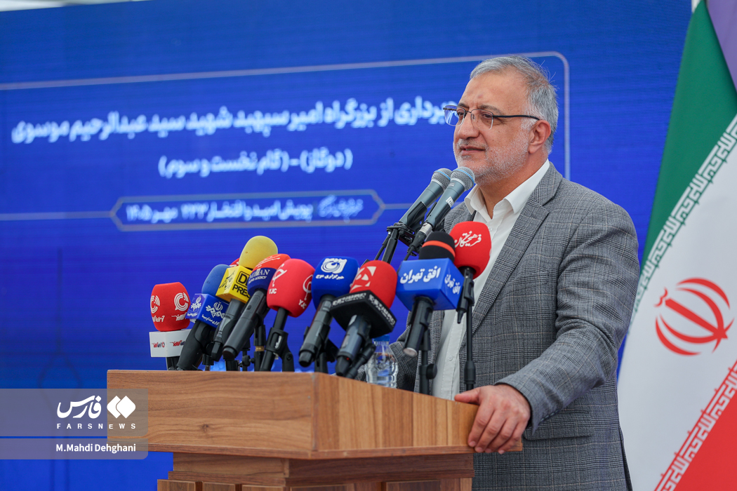 افتتاح بزرگراه شهید موسوی در غرب تهران